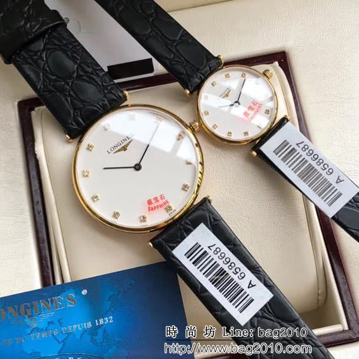 LONGINES浪琴 經典嘉嵐系列 情侶對表 WSS1227
